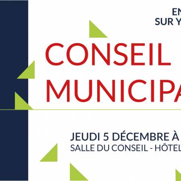 Conseil municipal 5 décembre