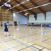 badminton au centre omnisports 