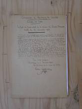 Extrait du procès-verbal de la séance du 24/11/1901 du Comité d'administration de la caisse des écoles de Montigny